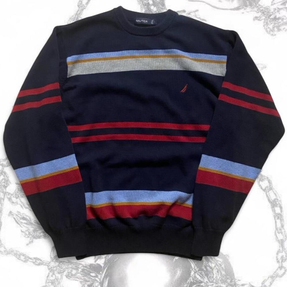 Nautica navy blue sweater